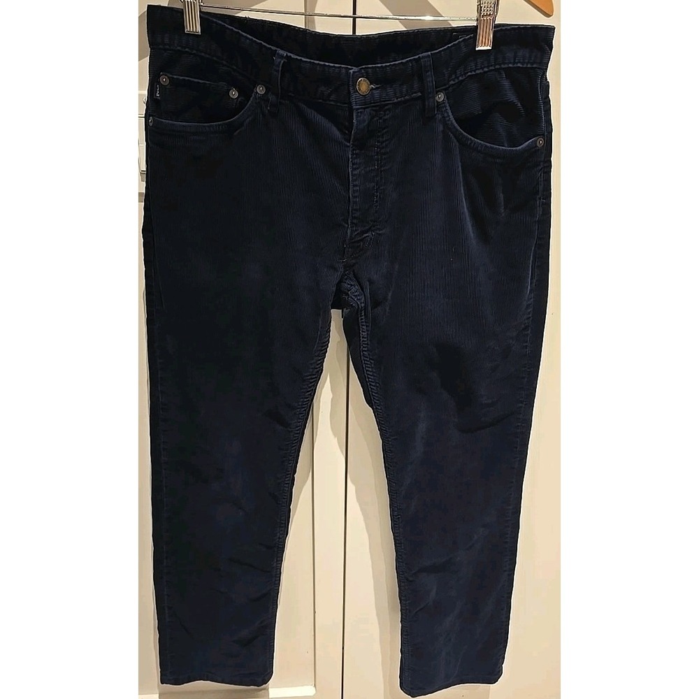 Polo Ralph Lauren Men's Slim Fit Corduroy Pants, 33x32, Navy Blue, Cotton. - Picture 4 of 9